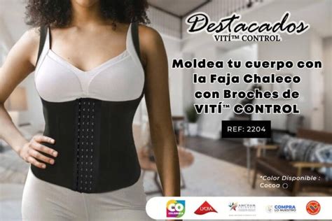 Moldea Tu Cuerpo Con La Faja Chaleco Con Broches De Vit Control