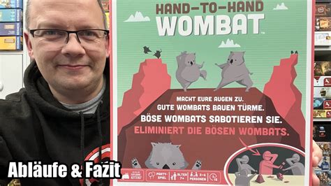 Hand to Hand Wombat asmodee ein verrücktes Spiel aus der Reihe