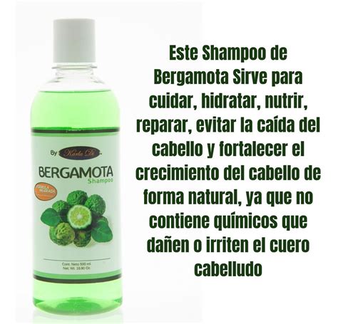 Shampoo Bergamota Crecimiento Cabello Y Barba Original Mercado Libre