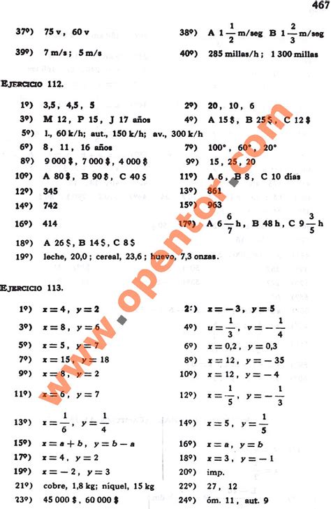 Álgebra 1 González Mancil Respuestas a los ejercicios 56 Opentor