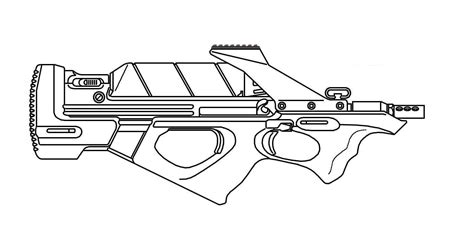 Desenhos De Revolver Pistola Arma De Fogo Para Colorir