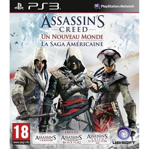 Compilation Assassin S Creed Saga Américaine Ps3 Achat Vente Jeu Ps3 The American Saga Jeu