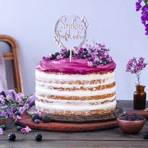 Naked Cake Konfirmationstorte Mit Blaubeeren Anleitung