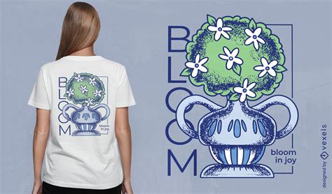 Designs Gráficos para Camisetas e Merch de vasos de plantas