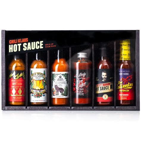 K P Chili Klaus Hot Sauces The Rack Gift Box P Delitea Se