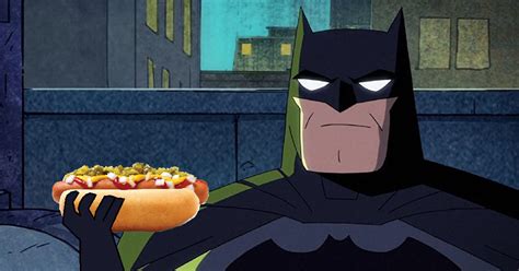 Batman Eats A Hotdog Harley Quinn Style By Ammarmuqri On Deviantart