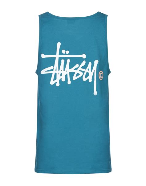 Lyst - Stussy T-shirt in Blue for Men