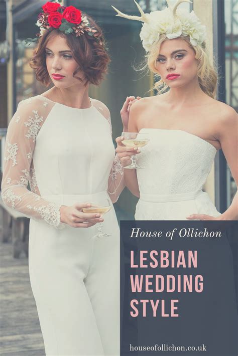 Gorgeous Lesbian Wedding Style By House Of Ollichon The Awarded House Of Ollichon Is The Only