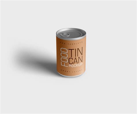 Food Tin Can Mockup Templates Graphicsfuel