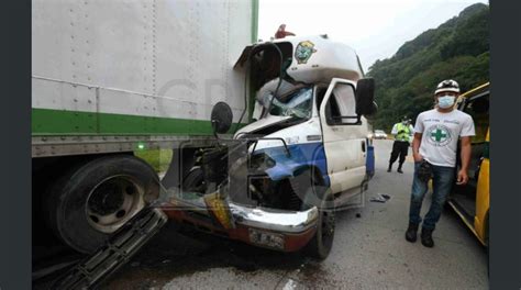 23 Lesionados Al Accidentarse Dos Transportes Colectivos En Los Chorros Y Sacacoyo La Prensa