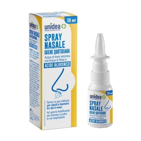 Unidea Spray Nasale Acido Ialuronico 30 Ml Alpifarma