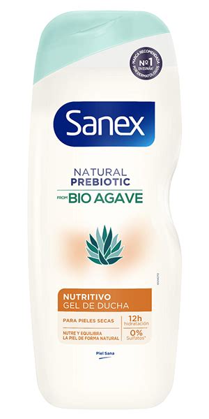 Gel De Ducha Ecol Gico Y Nutritivo Con Agave Sanex