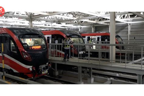 Menjajal Lrt Jabodebek Kereta Listrik Baru Kepunyaan Ibu Kota Antara