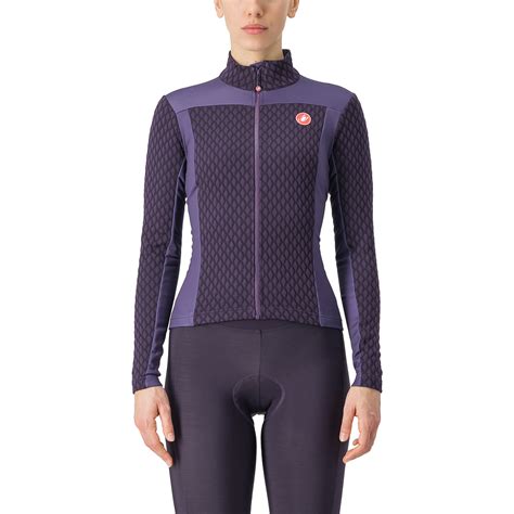 Castelli Fly Fietsshirt Met Lange Mouwen Dames Night Shade Bike