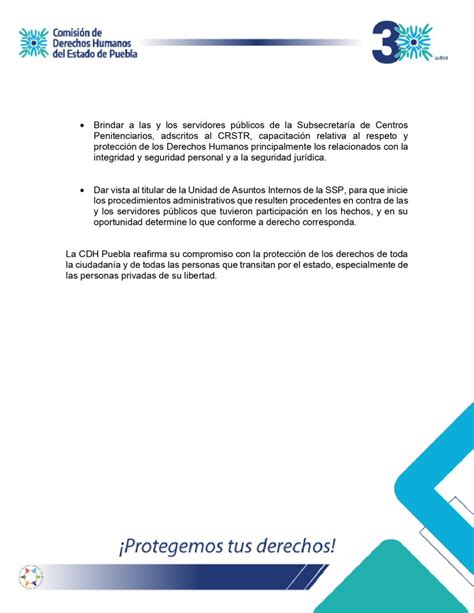 Cdh Puebla On Twitter Comunicado La Cdhpuebla Emite