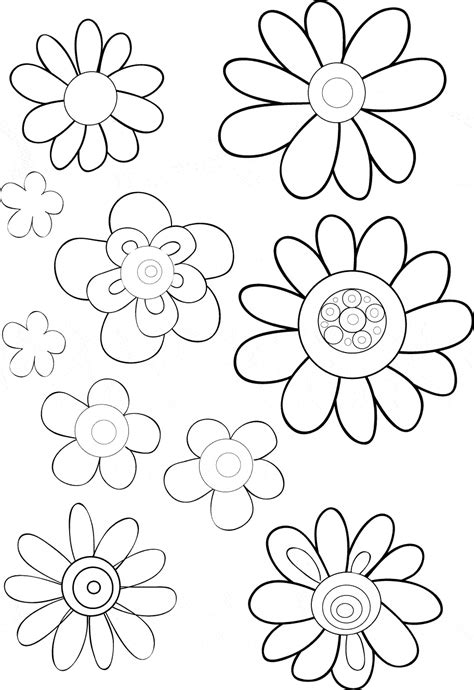 Disegni Da Colorare Fiori