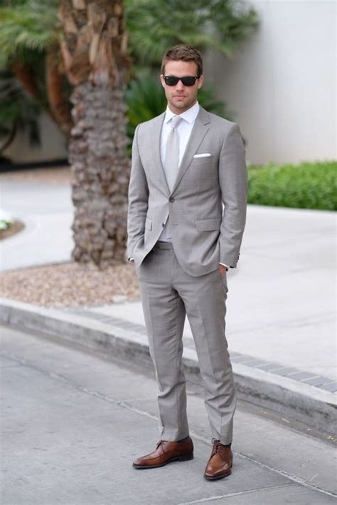 Popular Grey Suit Wedding Combos Mens Wedding Style Grey Suit