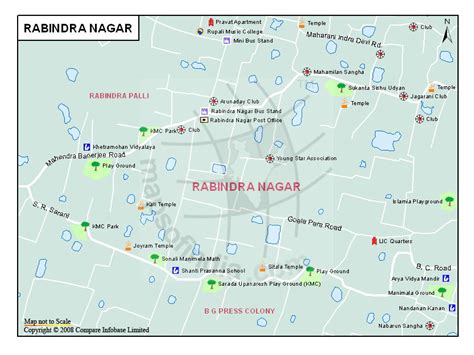 Rabindra Nagar Map Kolkata Maps Of India