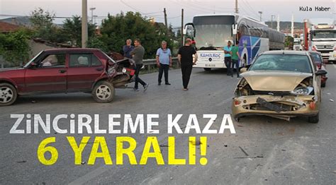 Kulada Zincirleme Trafik Kazas Yaral Asay