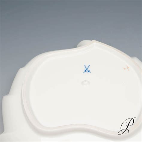 Blattschale Meissen Wahl Obstmalerei Porzellan Porcelain