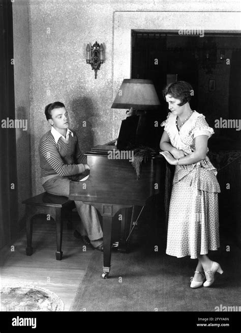 James Cagney And His Wife Billie Frances Cagney In The Living Room Of