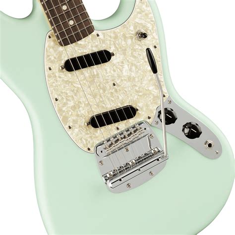 Fender American Performer Mustang RW Satin Sonic Blue Guitare électrique