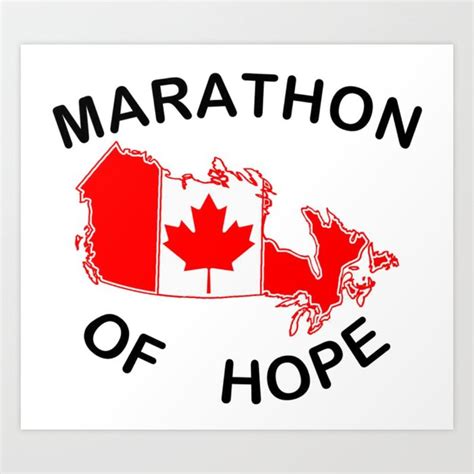 Terry Fox Marathon Of Hope Poster