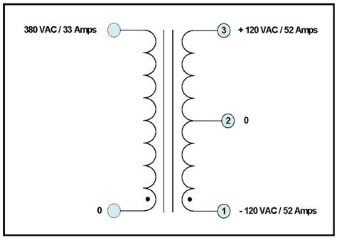 Schematic Diagram For Volt Center Tap Transformer Load Ta