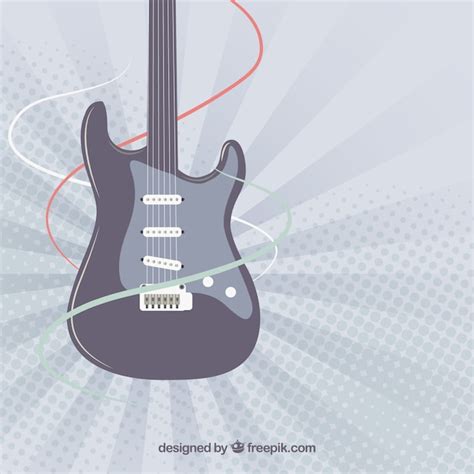 Free Vector Electric Guitar Background