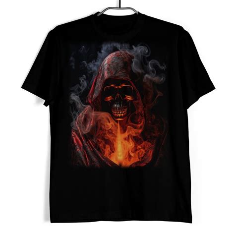 T Shirt Avec Une T Te De Mort Apocalyptic Vision