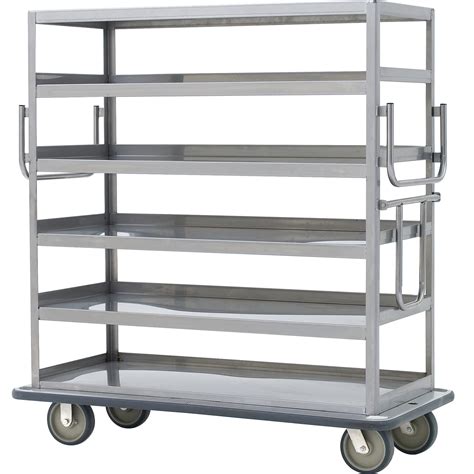 Metro Mq 512l Queen Mary Banquet Service Cart With 5 Ledged Shelves