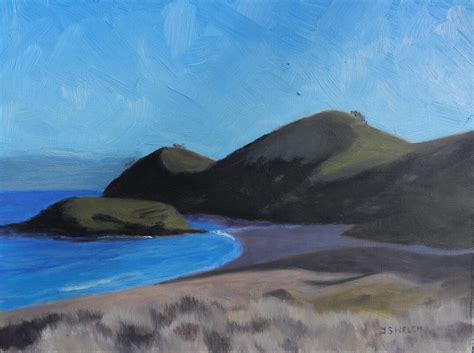 New Zealand Landscape Painting Beautiful Beach Original Oil - Etsy