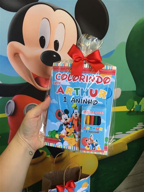 Livrinho De Colorir Turma Do Mickey Elo Produtos Especiais