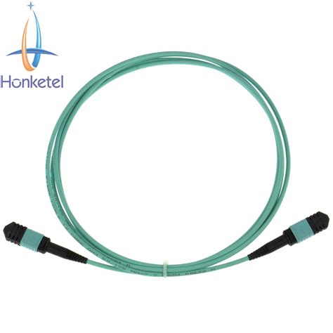 Mpo Mtp Fiber Optic Jumper Om Om F G A Telecom Grade Cable