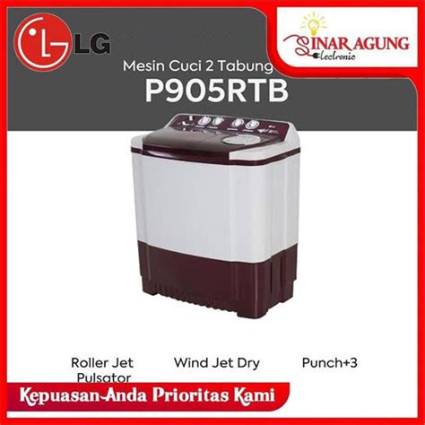 Jual Lg Mesin Cuci Tabung P R P Rtb P R Kg Ori