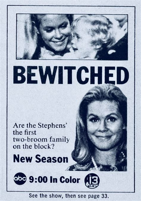 Bewitched TV Guide listing | Bewitched tv show, Bewitched elizabeth ...