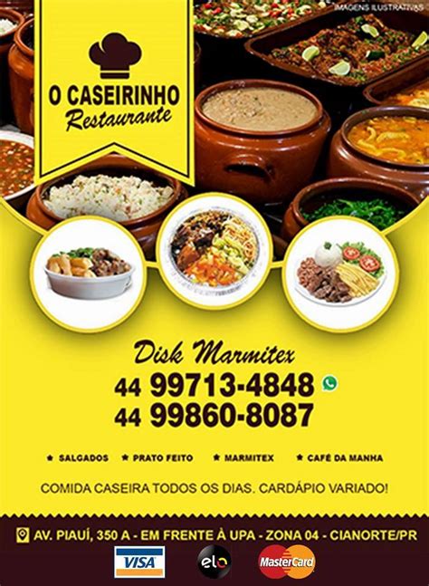 Menu Em O Caseirinho Restaurante E Marmitex Cianorte