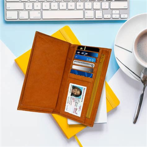 Slim Leather Checkbook Wallet Wallet – WholesaleLeatherSupplier.com