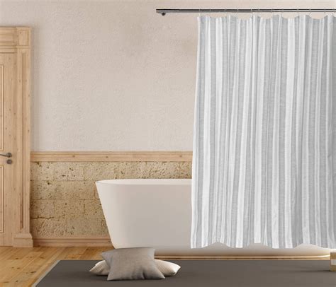 Winston Porter Starboard 100 Cotton Striped Single Shower Curtain