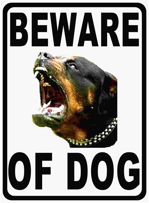 Beware of Dog Sign#N#– Signs by SalaGraphics