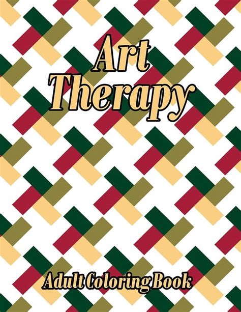 Art Therapy Adult Coloring Book Geometric Shapes And Patterns Coloring