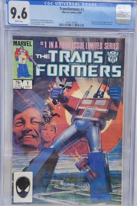 Period Comics On Twitter Transformers 1 CGC 9 6 1st Transformers