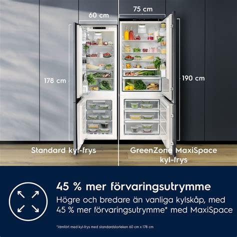 Greenzone Kyl Frys Cm Integrerad Integrerad Kyl Frys Electrolux