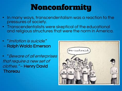 Nonconformity Examples