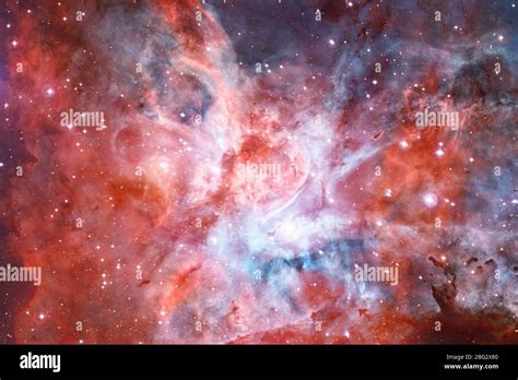 Nebulas Galaxies And Stars In Beautiful Composition Awesome Print For