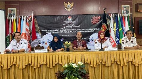 Kpu Jateng Sosialisasikan Dapil Dan Alokasi Kursi Di Wilayah Eks