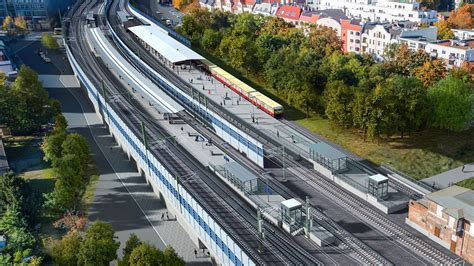 Berliner S Bahnhof Köpenick erhält Regionalzug Bahnsteig Ausbau