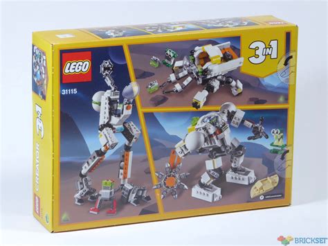 Lego 31115 Space Mining Mech Review Brickset