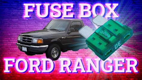 Ford Ranger 1995 1997 Fuse Box Diagrams Youtube