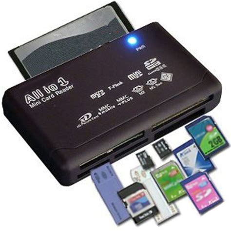 All In One Card Reader USB 2.0 SD Card Reader Adapter Support TF CF SD Mini SD SDHC MMC MS XD ...